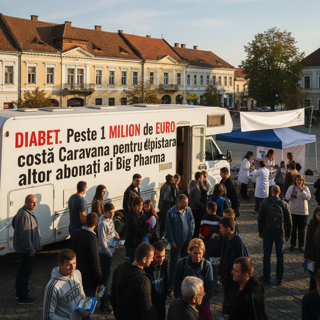 Caravana pentru depistare, finanțată cu peste 1 milion de euro de companiile farmaceutice
