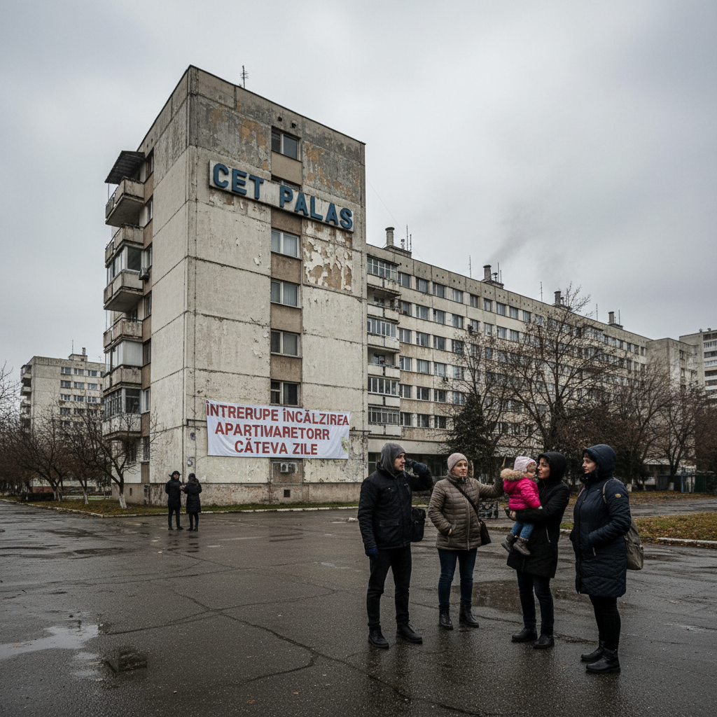 CET PALAS opreşte încălzirea apartamentelor pentru câteva zile
