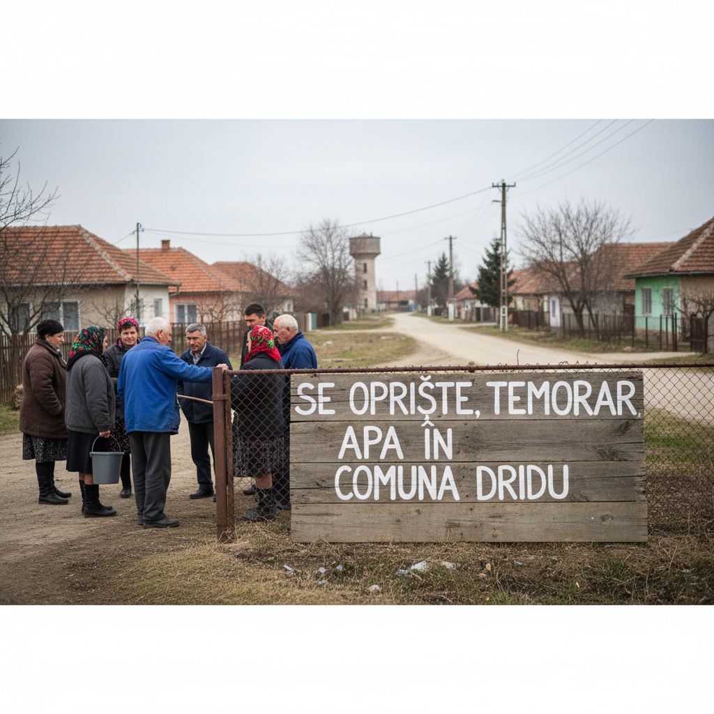 Întrerupere temporară a apei potabile în comuna Dridu